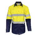 Long Sleeve Safety Work Shirt With Reflective Tape